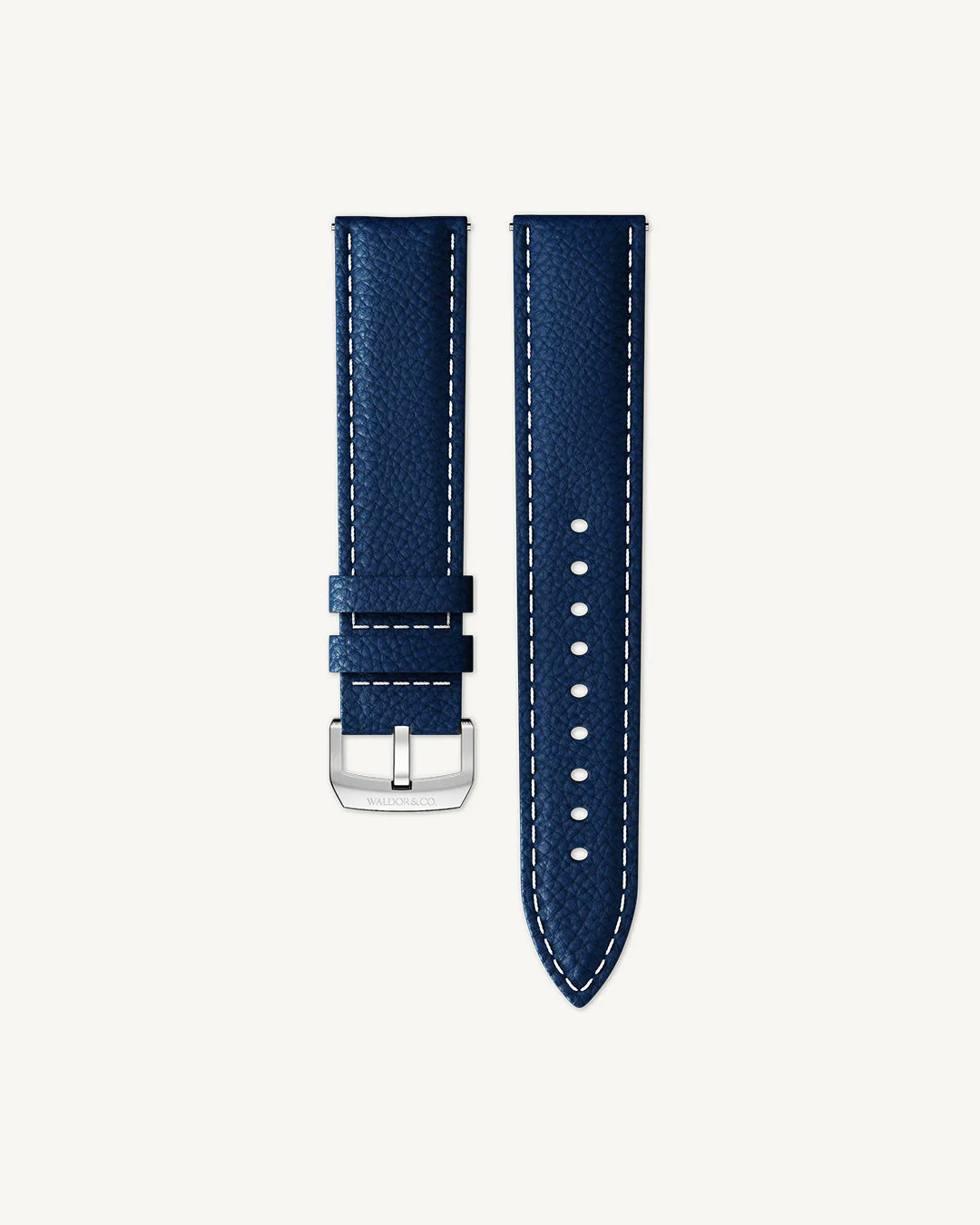 Blue Leather Strap 20 mm