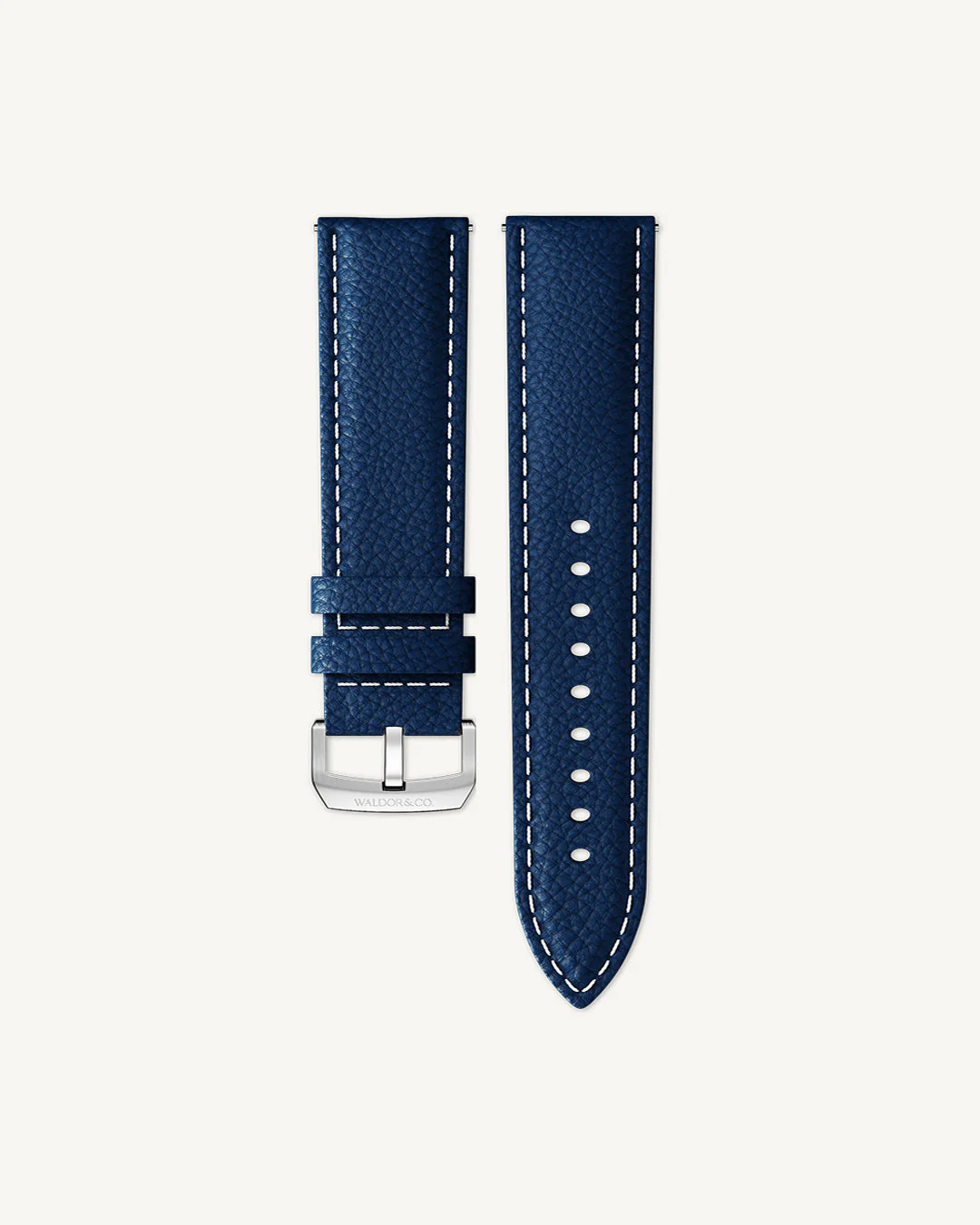 Blue Leather Strap 22 mm