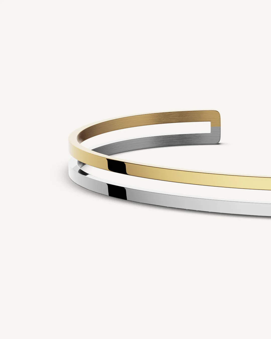 Dual Bangle Polished - Image 2