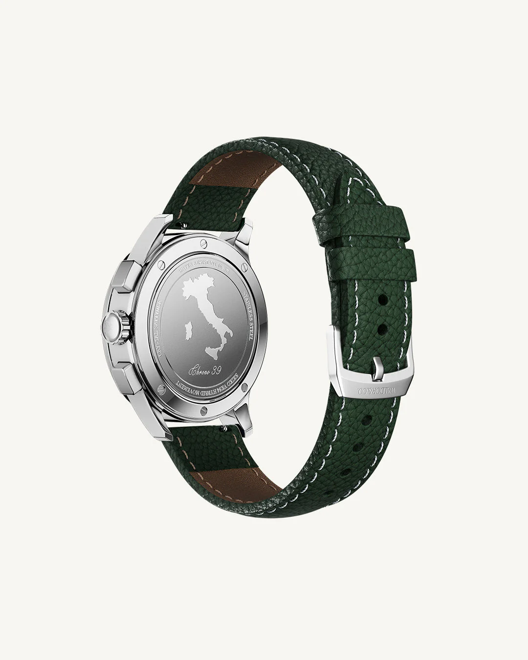 Green Leather Strap 20 mm - Image 3
