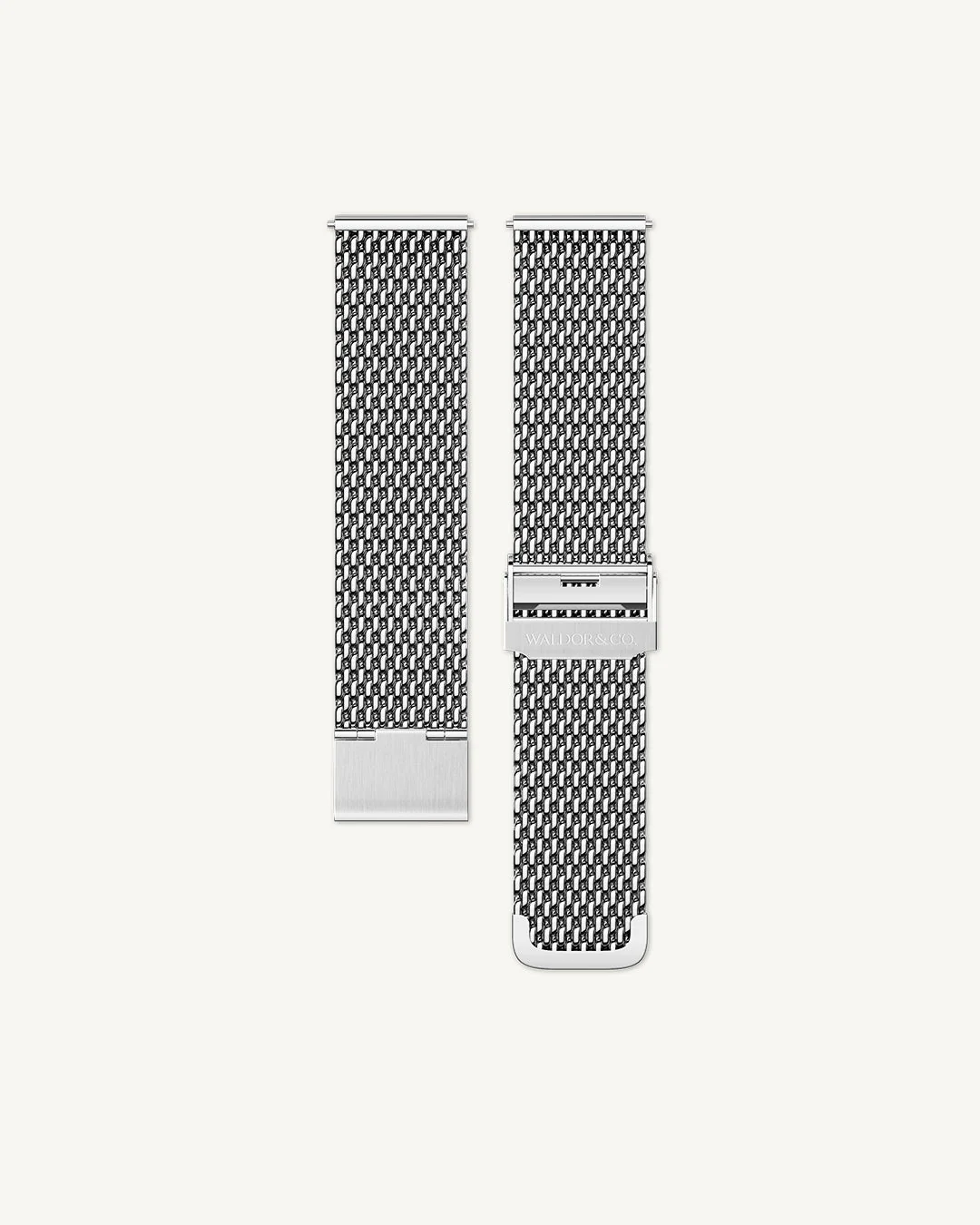 Silver Mesh Strap 20 mm